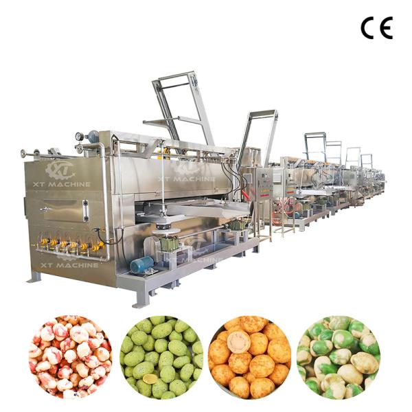 Machine de torréfaction de noix en acier inoxydable 304 avec commande PLC