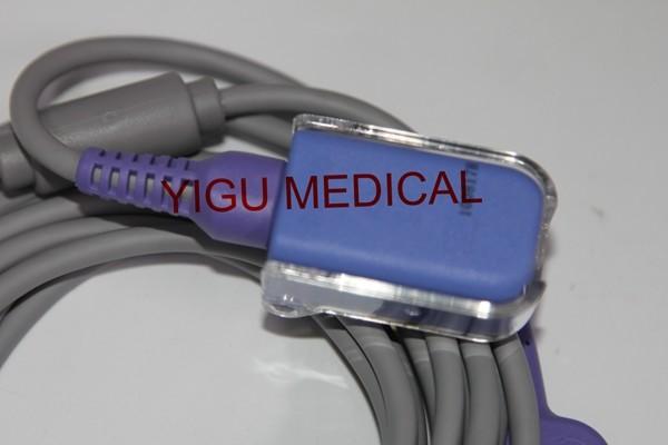 GE NELLCOR Cable de extensão de oxigénio do sangue PN LOT100817H ECG SPO2