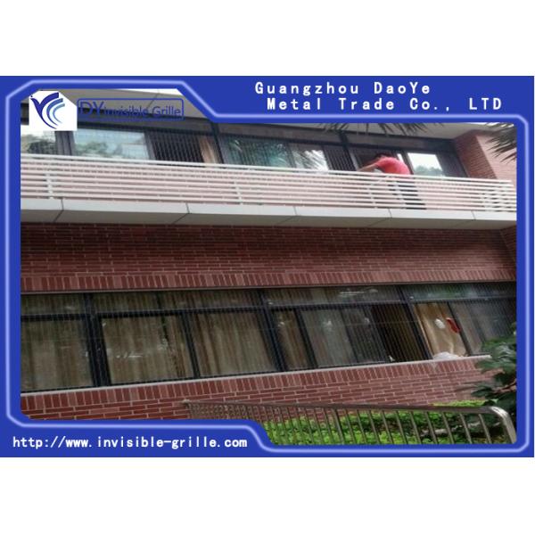 Крепкий алюминий обрамляет Openable невидимым кабель нержавеющей стали гриля 316 покрытый нейлоном