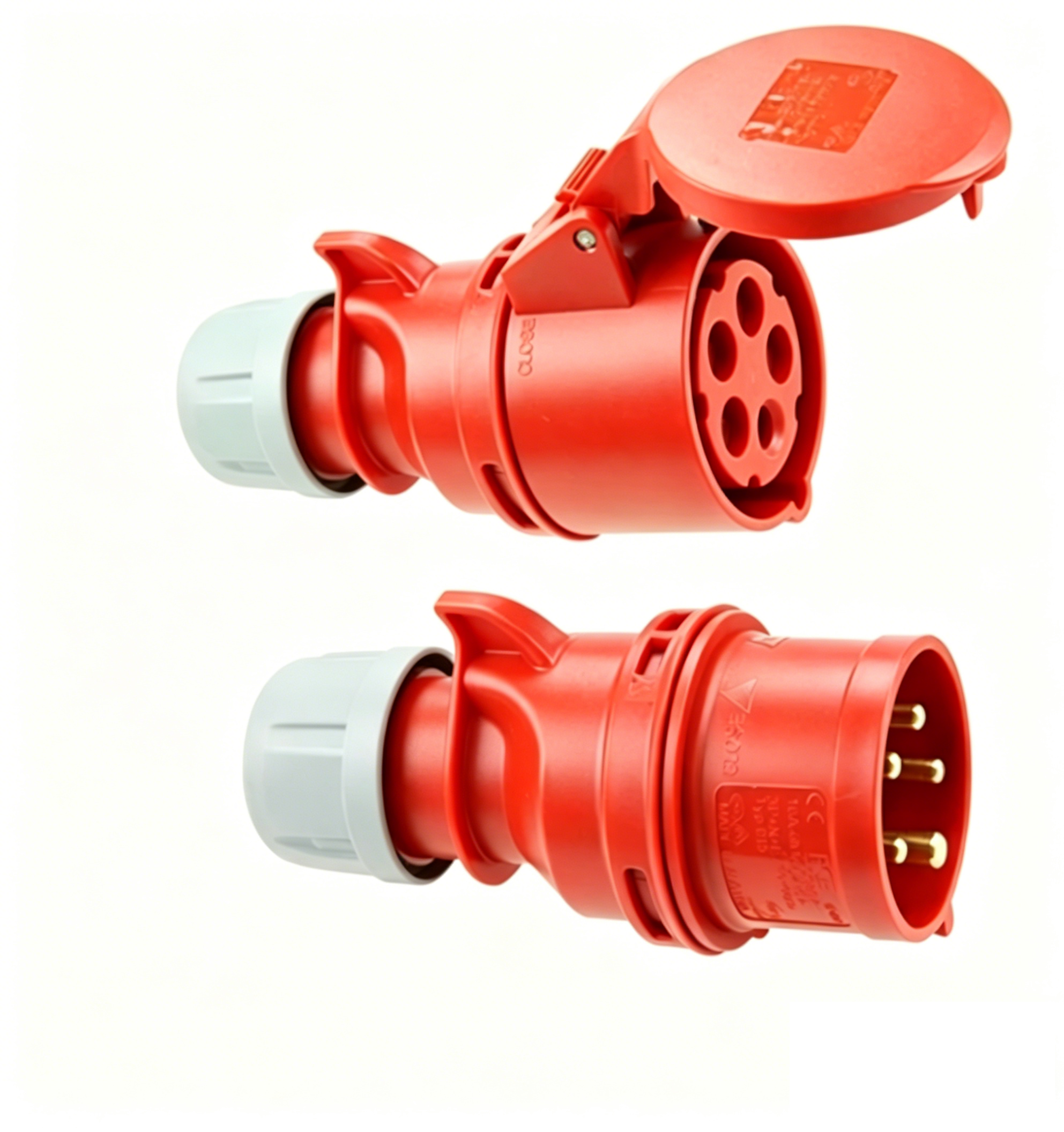 Original Brand New Original Austrian Imported PCE Industrial Connector Plug and Socket 380V-32A-5 Pin-IP44-Typ225