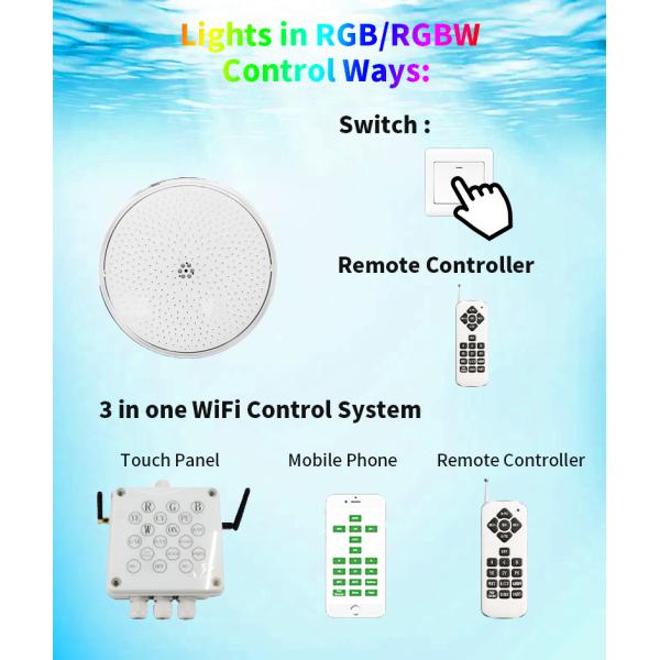 Тонкие аксессуары 18W 35W PAR56 света бассейна СИД RGB заполненное смолой