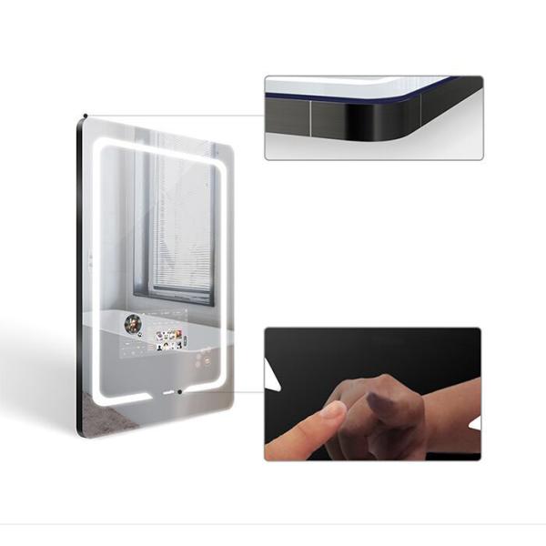 Waterproof Defogging Touchscreen Smart Mirror 21.5inch For Bathroom