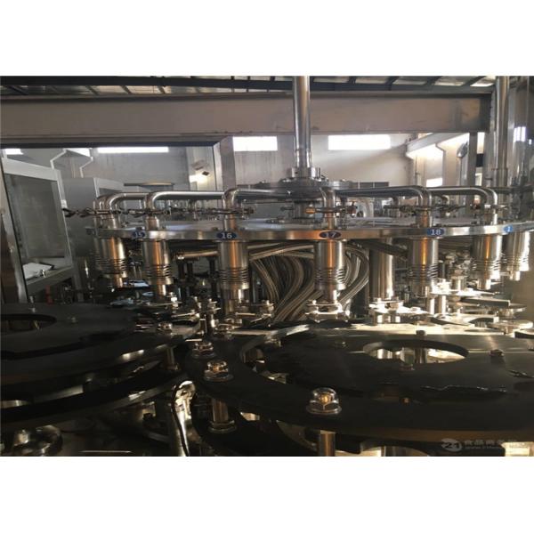 PLC Control Beverage Bottling Equipment , Stainless Steel Fruit Juice Filling Machine