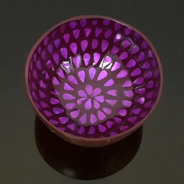 OEM/ODM Acceptable Natural Coconut Shell Bowl Design Ornament Lacquered Coconut Bowls from Regional Feature