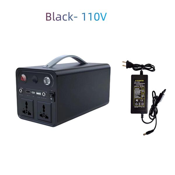 110В солнечная электростанция на открытом воздухе 300W портативное аварийное питание