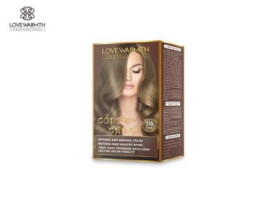 Bens da cor do creme 7,0 do jogo da cor da cobertura do cabelo branco de 100% para o indivíduo