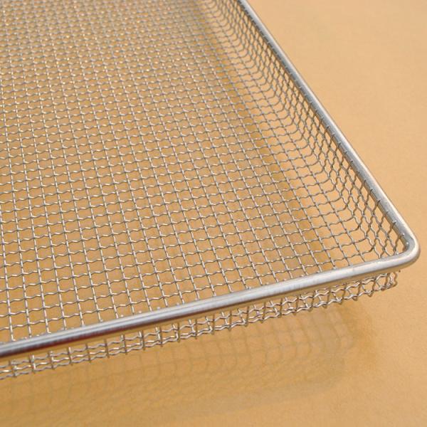 10kg Customized Rectangle Professional Stainless Steel Baking Trays Woven