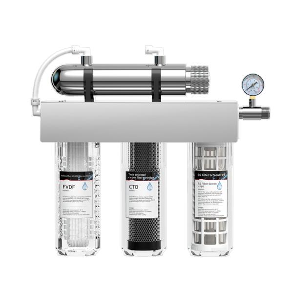 5 Stage UV Ultrafiltration Water Purifier Well Water Filter System