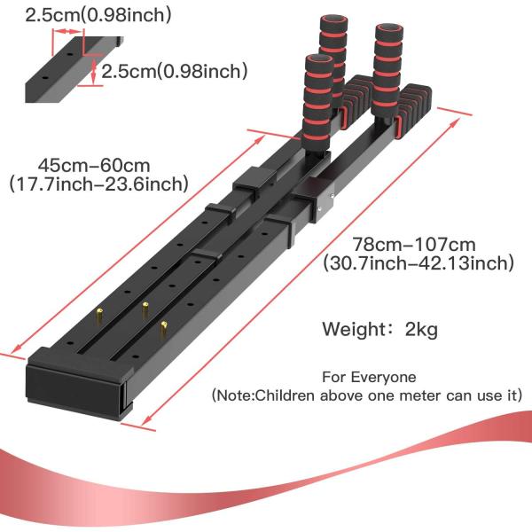 Martial Arts 3 Bar Leg Split Stretching Home Fitness Equipment