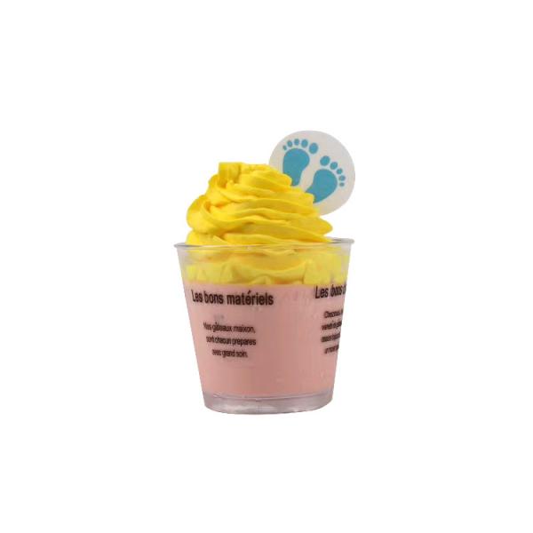 Pre Cut Edible Rice Wafer Blue Baby Feet Baby Shower Cupcake Party Toppers