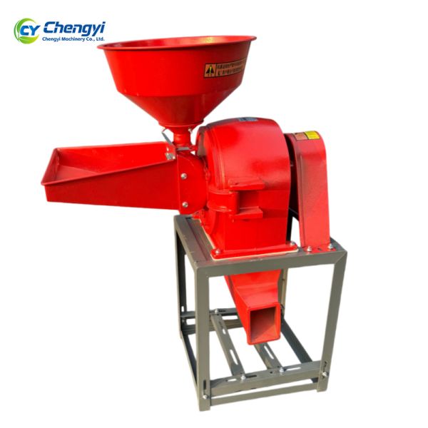 Steel Crusher Grinder 100-150kg/h Capacity Durable Grain Feed Grinder Multifunctional Processing