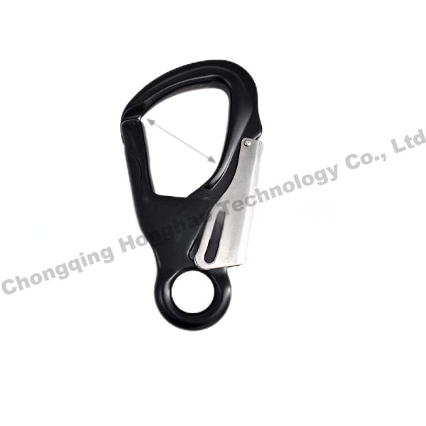 Galvanized Hardware Climbing Carabiner 35KN Aviation Aluminum Outdoor Hook Safety Lock Mountaineering Gear