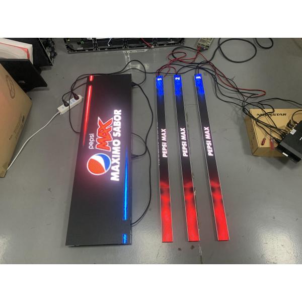 Алюминиевый 1R1G1B 600nits УДАРА полки дисплей 1,25 СИД 15W