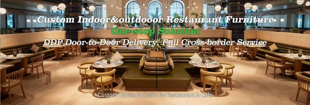 Wholesale Custom Modern Durable Easy Clean Booth Seating Sets for Commercial Restaurant Furniture