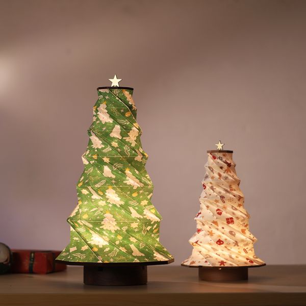 OEM Handmade Christmas Paper Lamp Home Decor 27.6cm IP20 Waterproof