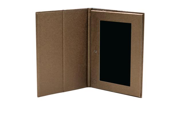 Carte de publividéos 16:9 avec câble USB pour un téléchargement vidéo facile