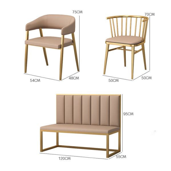 Wholesale High Quality Durable Pretty Commercial Wooden Restaurant Booth Sofa and Restaurant Table Chairs Set