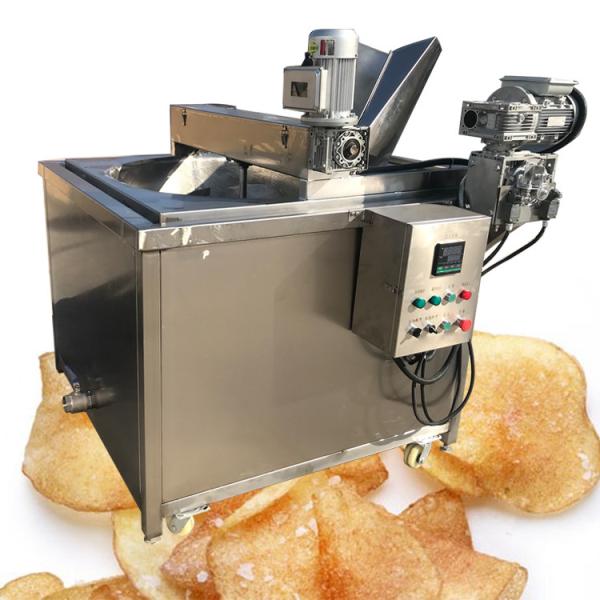 Fritadora elétrica de batch em pequena escala para batatas fritas 580kg Capacidade 1900*1600*1700mm