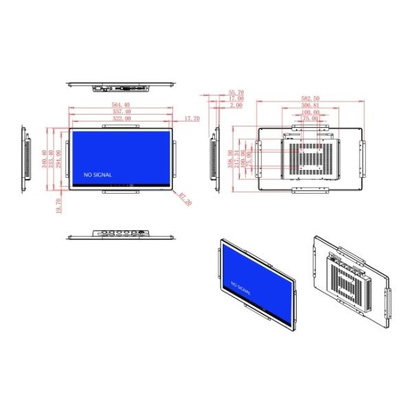 23.6-Inch Android Control Terminal for Traffic Monitoring, Facility Control Panels, Energy Systems, and Security Monitoring