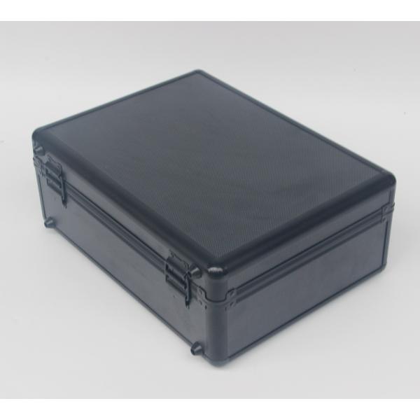 ABS Shinny Black Aluminum Camera Case , Professional Aluminum Camera Carrying Case