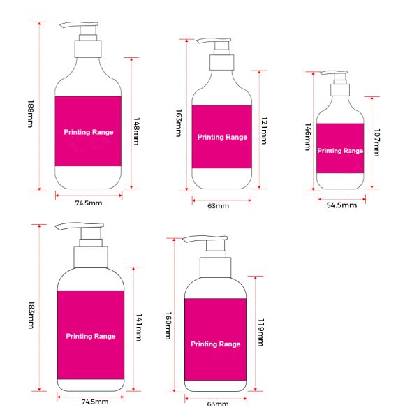 Large Capacity PET Lotion Bottle with Leak Proof Design and Customized Color Options for Cosmetic Packaging
