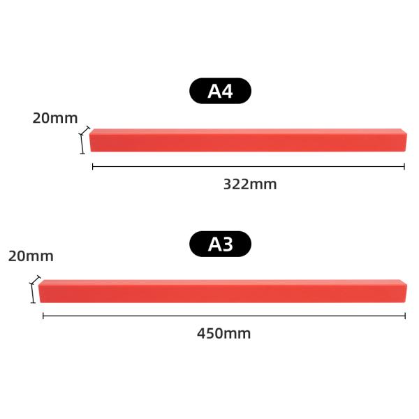 Parties détachées de lames de guillotine pour machine à découper du papier A4