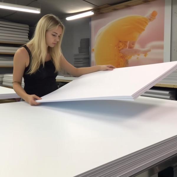 Waterproof Corrugated Plastic PP Sheets Customized 1220x2440mm 2000g / M2