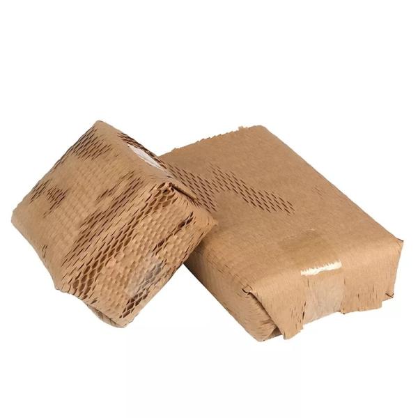TSCX Biodegradable Gift Wrapping Paper Roll Recycled Brown Perforated-Packing Honeycomb Paper Rolls