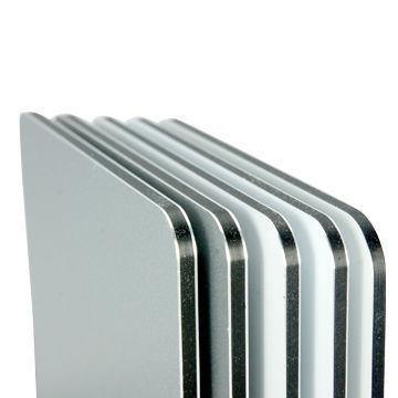 0.3mm exteriores 8100 painel composto de alumínio da liga PVDF ACP