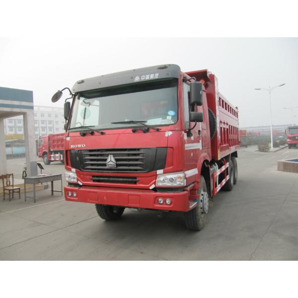 6X4 Heavy Duty Dump Truck Engine With Strengthen Bumper Ten Wheel Tipper