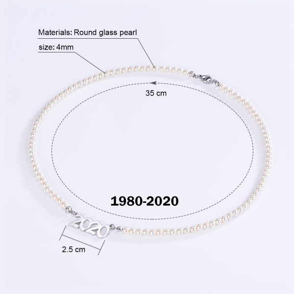Vintage Pearl Necklace Fine Jewelry for Women