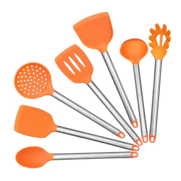 Nontoxic Stainless Steel Kitchen Utensil Sets BPA Free Leadfree Scratchproof