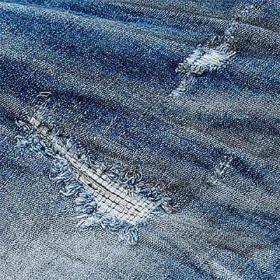 Material misturado elástico 80*60 8OZ do algodão do índigo das telas do inverno da queda da roupa da sarja de Nimes