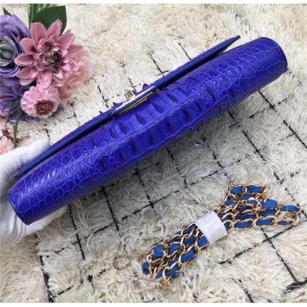 Exotic Alligator Skin Female Small Clutch Purse Authentic Real Crocodile Leather Women Flap Bag Lady Cross Shoulder Bag