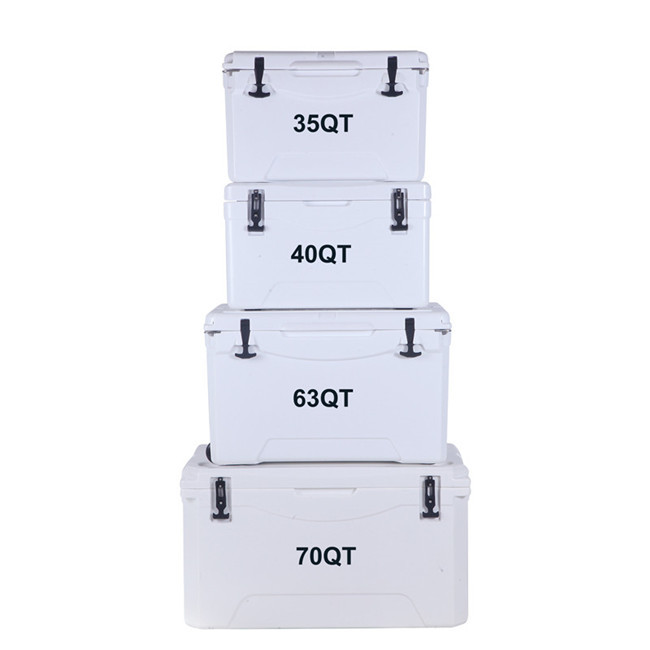 Изолированное пластиковое 25QT охладителя коробки льда LLDPE Rotomolded портативное
