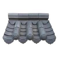 Conception traditionnelle naturelle de Grey Chinese Clay Roof Tiles