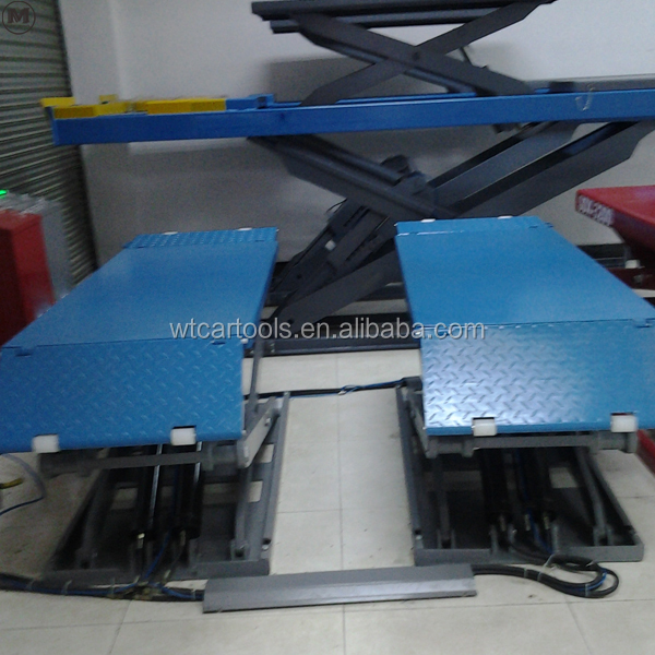 3600кг Подъемная способность 220В ножницы подъемный автомобиль подъемник для наземной установки