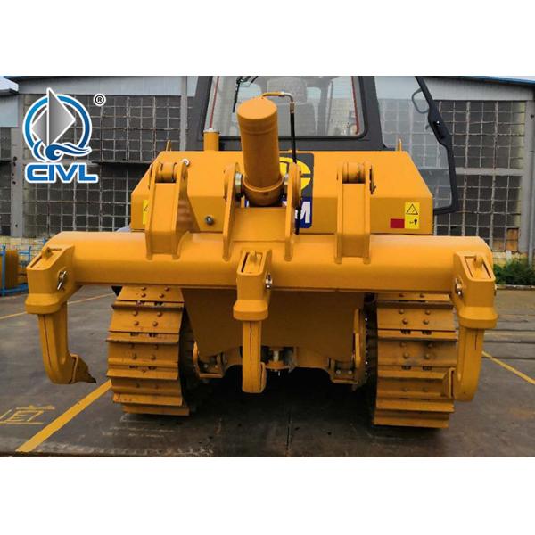 420HP Yellow Hydraulic Shantui Bulldozer SD42, Operation Weight 53T With Cummins Engine, ROPS Cabin, Ripper