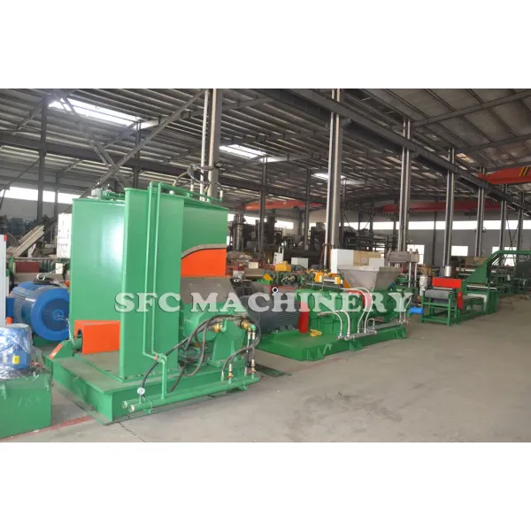 Automatic Grade Safety Green EPDM Rubber Granules Production Machine for Runway Flooring