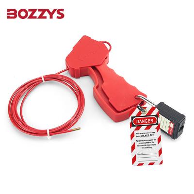 Cable Lockout with 1.8m stainless steel adjustable cable for Industrial unusual devices energy isolation