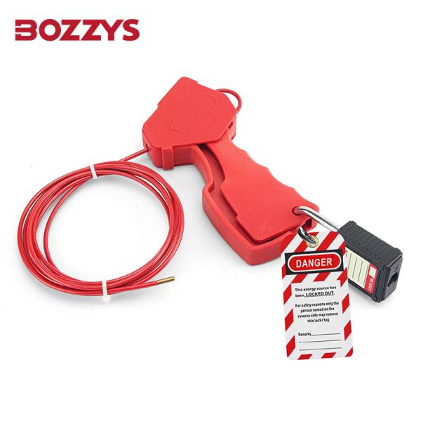 Cable Lockout with 1.8m stainless steel adjustable cable for Industrial unusual devices energy isolation