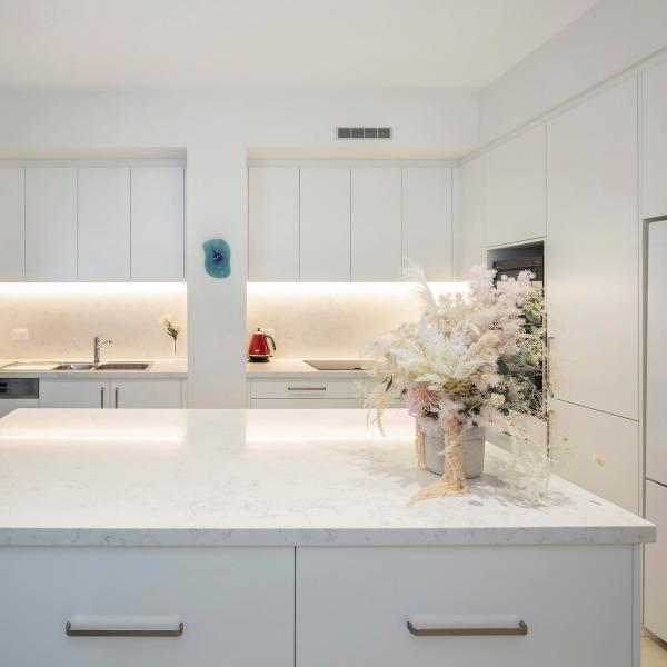 PVC Modern Modular Kitchen Island Base Cabinets Furniture