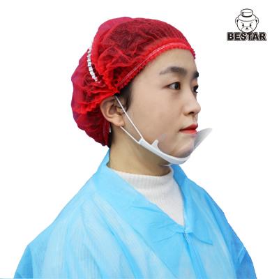 Detectable SPP Elastic Disposable Head Cap Bouffant Head Covers With Metal Strip