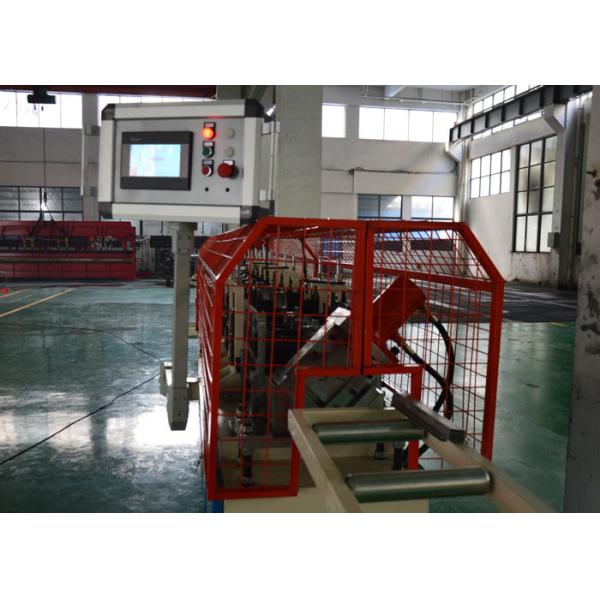 0.4-1.2mm Top Hat Channel Roll Forming Machine , Metal Omega Roll Forming Machine With Bottom Embossing
