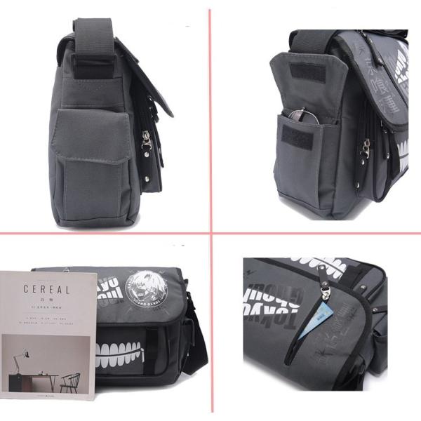 hot selling student buckle anime messenger bags with many pockets,