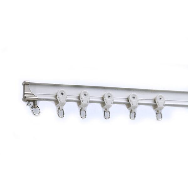 Ceiling Bendable Silent Curtain Track Curved For Shower Room