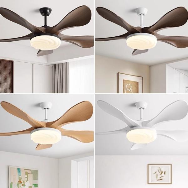 Ventilateur de plafond de 48 pouces avec lumière et télécommande
