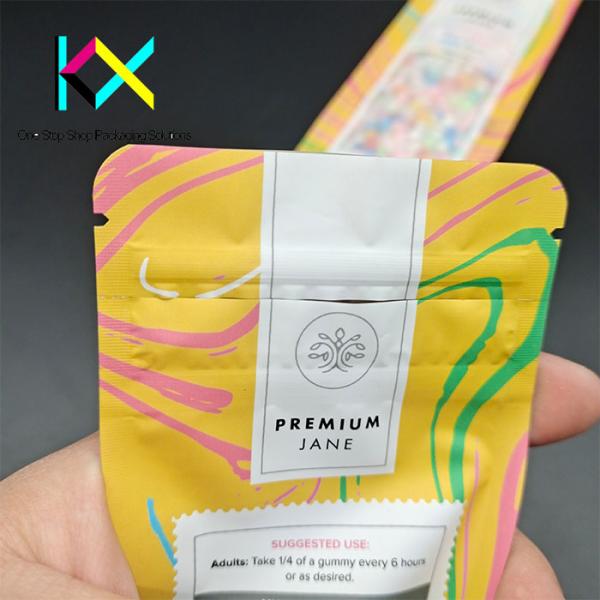 Customized Clear Medical Packaging Pouches Children Resistant Plastic Packaging Bags