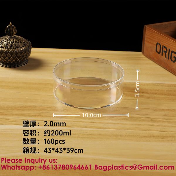 Clear Round Makeup Brush Holder & Pencil Cup, Versatile Cylinder Container Organizer For Desk, Cosmetics, Toothbrush, Crayons, Utensils, Office & Stationery Supplies