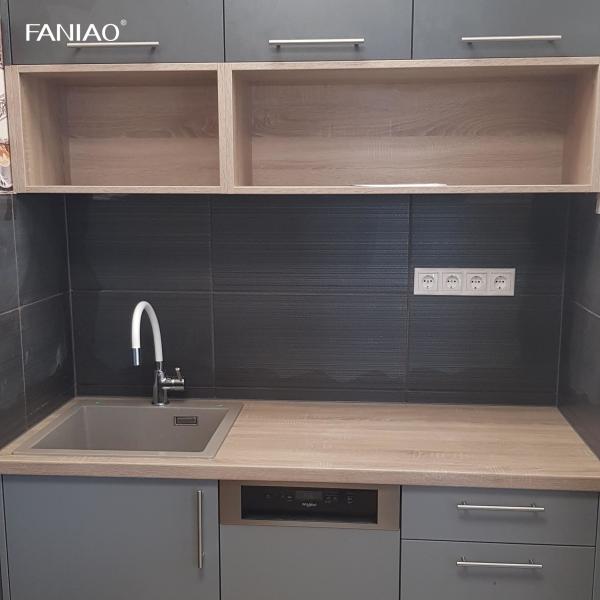Квартирные кухонные шкафы для маленьких помещений Меламин гостиничный номер Малые кухонные шкафы для строителей
